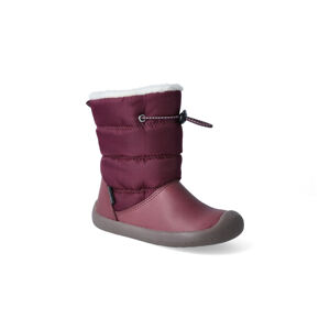 Barefoot zimná obuv s membránou Bundgaard - Walker Pull Tex Plum Veľkosť: 34
