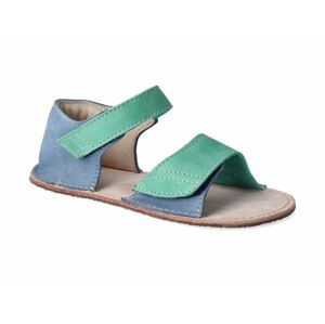 OK BARE Barefoot sandálky OKbarefoot - Mirrisa modro-zelené Veľkosť: 28