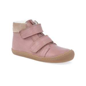 Barefoot zimná obuv KOEL4kids - Bart nappa wool Old pink pink Veľkosť: 31