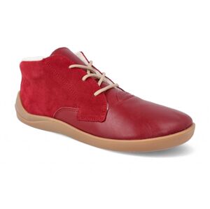 Barefoot zimná obuv Jampi - City červená Veľkosť: 38