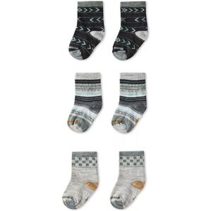 Ponožky Smartwool - Toddler Trio Veľkosť: 24M, Farba: Šedá