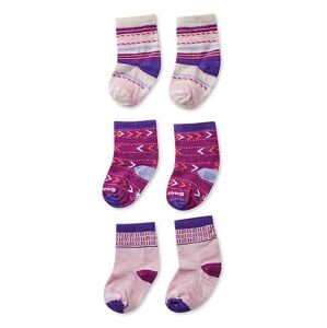 Ponožky Smartwool - Toddler Trio Veľkosť: 24M, Farba: Ružová