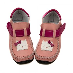 Barefoot tenisky Zeazoo - LEO Pink Kitty Veľkosť: 24/25