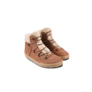 Barefoot zimná obuv s membránou Be Lenka - Bliss Brown hnedé Veľkosť: 37