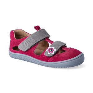 Barefoot sandálky Filii - Kaiman leather pink M Veľkosť: 20