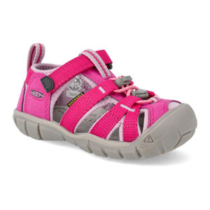 Sportovní sandálky Keen - Seacamp II CNX K very berry/dawn pink ružové vegan Veľkosť: 31