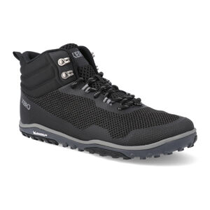 Barefoot outdoorová obuv s membránou Xero shoes - Scrambler Mid Black M vegan čierne Veľkosť: 47