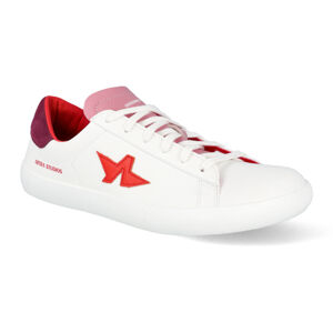 Barefoot tenisky Artra - Sky biele s červenou Veľkosť: 36