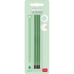 Set náhradných náplní do gumovateľných pier Legami Refill Erasable Pen - Zelená - Pack 3 pcs