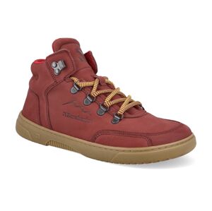 Barefoot kotníkové boty Barebarics - Element Clay červené Veľkosť: 41