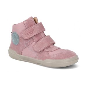 Podzim 2023 Barefoot dětské kotníkové boty Superfit - Superfree Rosa růžové Veľkosť: 25