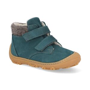 Barefoot detské zimné topánky Ricosta - Pepino Nico W tyrkysové Veľkosť: 20