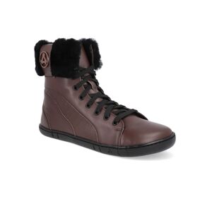 Barefoot dámske zimné topánky Antal - Calida hnedé Veľkosť: 42