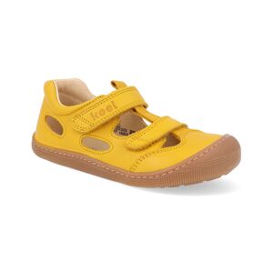 Barefoot dětské sandály Koel - Deen Nappa Yellow žluté Veľkosť: 29