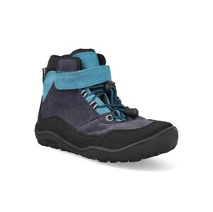 Barefoot detské outdoorové topánky bLIFESTYLE - Capra tex marine dunkelblau modré Veľkosť: 27