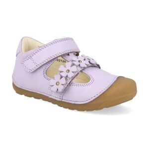 Barefoot detské sandále Bundgaard - Petit Summer Flower Lilac fialové Veľkosť: 21