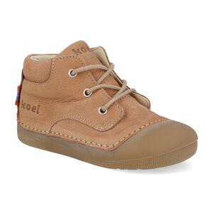 Barefoot dětské kotníkové boty Koel - Avery Leather Old Pink hnědé Veľkosť: 21