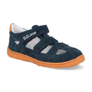 Barefoot detské sandále D.D.step - G077-41565 modré Veľkosť: 24