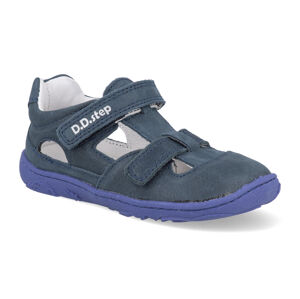Barefoot detské sandále D.D.step - G077-41892 modré Veľkosť: 23