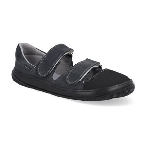 Barefoot detské sandále Jonap - B21 tmavo šedé Veľkosť: 34