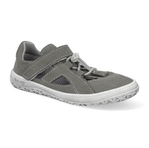 Barefoot detské sandále Jonap - B9 slim šedé vegan Veľkosť: 27