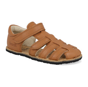 Barefoot detské sandále Koel - Arin Napa Cognac hnedé Veľkosť: 24