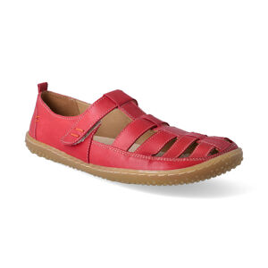 OK BARE Barefoot sandále OKBAREFOOT - Juan red Veľkosť: 37