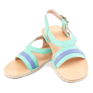 Barefoot sandálky Zeazoo - ANEMONE Mint Green Veľkosť: 36
