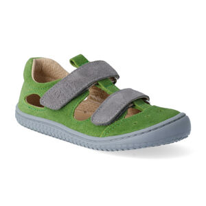 Barefoot sandálky Filii - Kaiman apple/grey M Veľkosť: 28