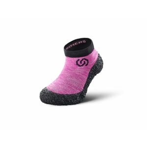 Barefoot ponožkotopánky Skinners - Candy pink Veľkosť: 33/35