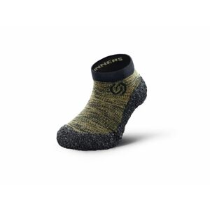 Barefoot ponožkotopánky Skinners - Olive Green Veľkosť: 33