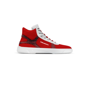 Barefoot tenisky Barebarics Hifly - Red & White 39