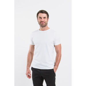 Pánske tričko s okrúhlym výstrihom Be Lenka Essentials - White s